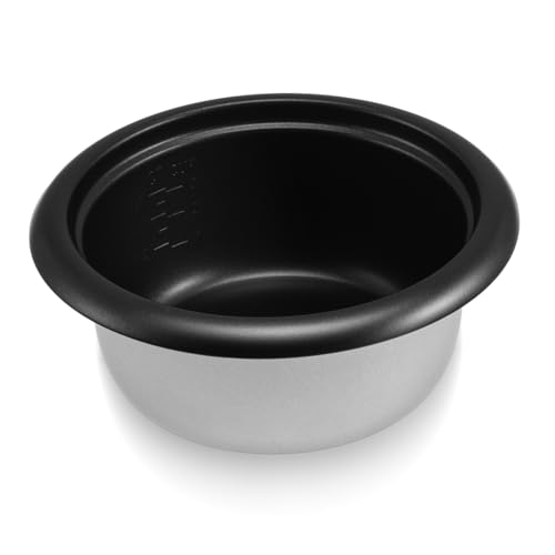 SMASOLO Olla Arrocera Interior Antiadherente Recambio de Aleado para Cocedor Eléctrico Diseño Multiusos con Accesorio Práctico para Cocción y Repostería