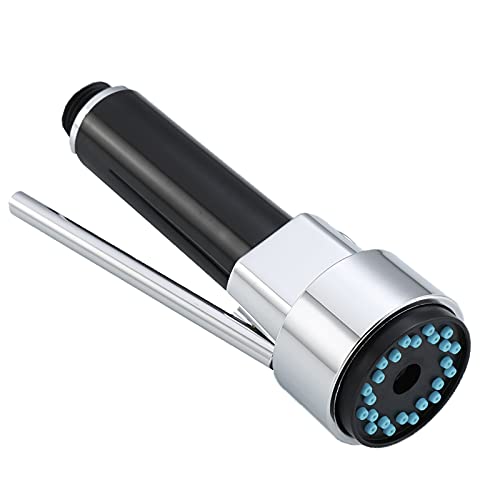 Gnimauhz bains moderne robinet d'évier de cuisine Pull JUSQUE tête de pulvérisation universelle 1/2-pouces Robinet Ferrure de tête Pièce de rechange, finition chrome