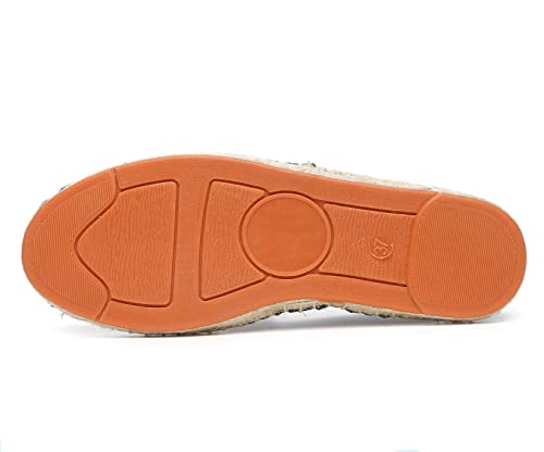 Image of Altxic Men's Closed Toe Comfortable Canvas Slip on Flat Espadrilles