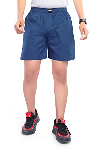 Image of UNOseven Shorts for Boys - 100% Cotton Printed with Side Pockets - Pack of 2 - Available from Size 7 Years to XL