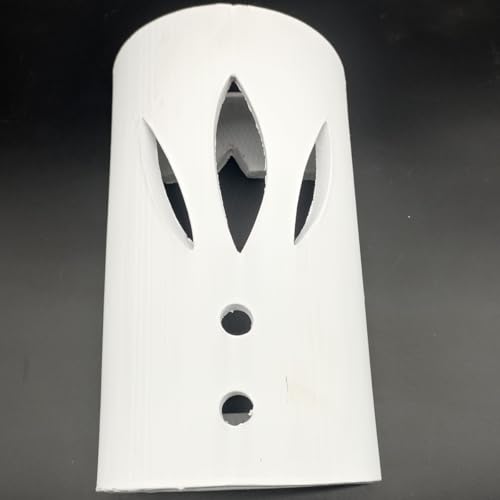 Aplique de pared (NUEVO) TEJA CALADO C BLANCO para colgar barro natural 30 x 18 cm