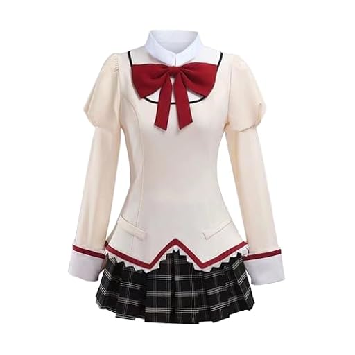 Zhongkaihua Akemi Homura/Kaname Madoka - Disfraz de cosplay de anime japonés, uniforme escolar, camisa y falda plisada, conjunto corto para niñas, fiesta de Halloween, carnaval, trajes de vestir | Ya disponible en tu tienda friki favorita! En mundofriki.es!