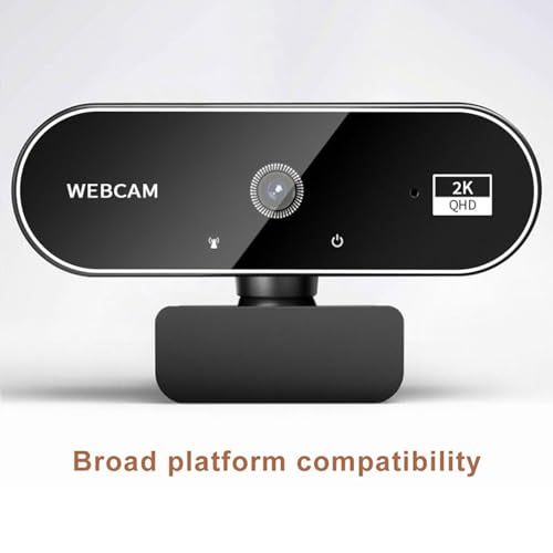 Cushangty Kamera internetowa 4K komputer | strumieniowa kamera internetowa, bezprzewodowy monitor 4K HD do spotka? biznesowych, spotka?, laptopa, gier, konferencji, wideo
