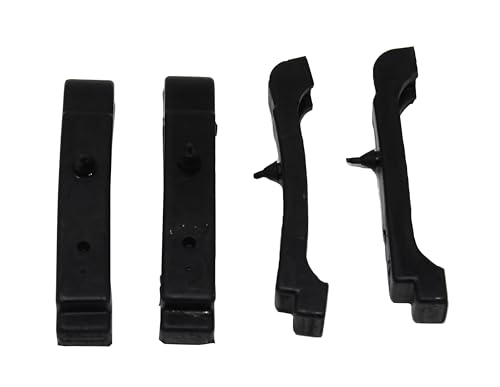 Aftermarket Rubber Radiator Insulator Pads / 4 Core Radiator Upper and Lower Mounts 4 Piece Kit Compatible with Chevrolet Buick Oldsmobile Pontiac