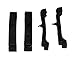Radiator Pads Insulators Rubber 68-90 GM Kit 4 pieces