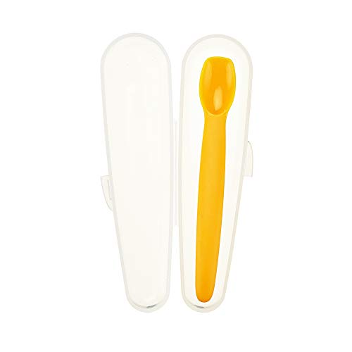 Innobaby - silicone Baby Spoon with carrying case - Mango