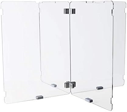 Amazon Co Jp Idk ４人用 飛沫感染対策 コロナウイルス対策 アクリル 仕切り パーテーション 間仕切り オフィス 受付カウンター 飲食店 感染予防 飛沫防止 仕切り板 アクリル板 透明 3mm厚 衝立 卓上 飲食店 オフィス 学校 食堂 社食 細菌予防 ウイルス遮断 飛沫遮断