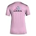 adidas Women's Inter Miami FC MLS Short Sleeve T-Shirt, Pink, XX-Large