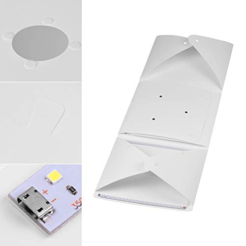 Tragbares Schießzelt 40 cm Photo Studio tragbar LightBox Photo Studio mit Hintergrund 6 Stück – Bild 8