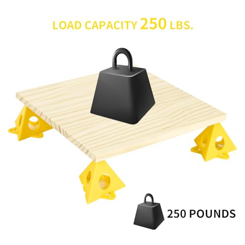 FDKJEJC Painters Pyramid Stands, 38pcs Paint Triangle Stands, Paint Stands for Painting, Mini Cone Paint Stands for Cabinet and Door Risers Support