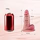 3,7 cm Durchmesser Kleiner realistischer Dildo,13 cm süßer Dildo für Neulinge, Analsilikondildo mit großem Saugnapf, realistischer kleiner Analpenis, G-Punkt-Stimulator für Frauen, Männer und Neulinge
