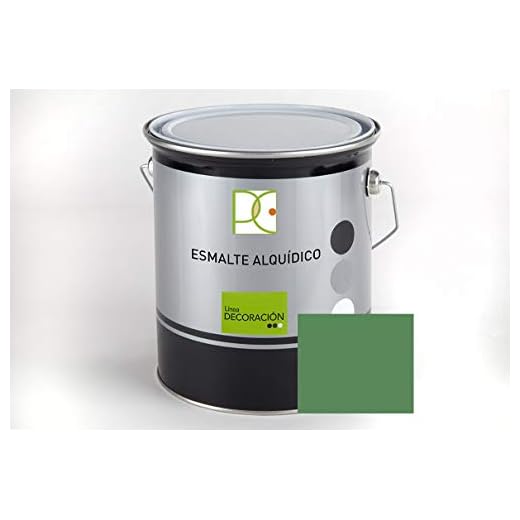 ESMALTE ANTIOXIDANTE BRILLO COLOR VERDE HIERBA 1 KG.