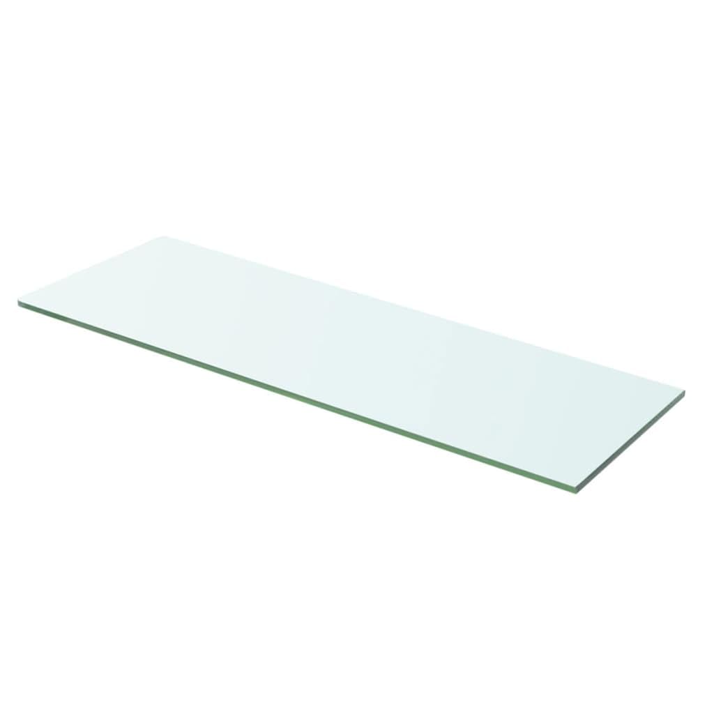 vidaXL - Clear 60x15 cm Glass Panel Shelf, Tempered Glass Wall Display Feature, Heavy-Duty Construction, Suitable for Home and Office use