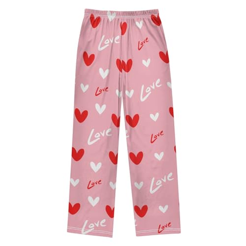 Word of Love Boys Pants Boys Athletic Pants Long Pant for Boywith Pockets Wide-Leg Size 6-14Y2