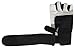 Muscle Composition Gym Gloves with Wrist Support for Gym Workout, Crossfit,Weightlifting Black/White. Premium Quality Materials. (Black/White, Large)