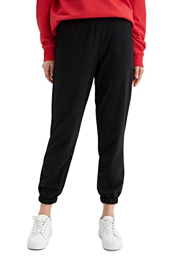 DeFacto U3491az Pantaloni, Nero, XL Donna