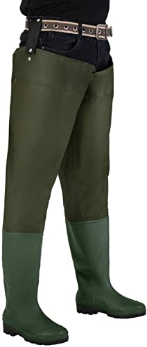 Waadpakken Lichtgewicht Waterdichte Laarzen Voor Heren En Dames, Nylon Steltlopers Voor Het Vissen Voet Heup Steltlopers Met Schoenplaatjes - Image 3