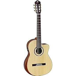 Ortega Guitars Slim Neck Elektro-Akustik STRIPEDSU.C/E