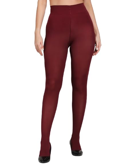 Women Transparent Sheer Pantyhose Stockings | Nylon Stretchable Opaque Tights | High Waist Body Shaping Leggings for Women | Breathable Reinforced Toe Pantyhose | Soft, Durable, Free Size