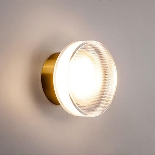 Applique murale LED en verre pour remplacer un éclairage de lit éblouissant