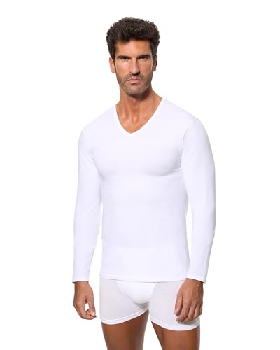 Abanderado 1 T-Shirt à Manches Longues à col en V avec Technologie thermorégulatrice Regul'activ...