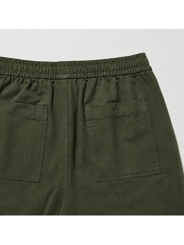 Image of Alan Jones Clothing Mens Washed Jersey Cotton Ankle Pants | Soft Stretch Jersey Cotton | Elastic Waist with Drawstring