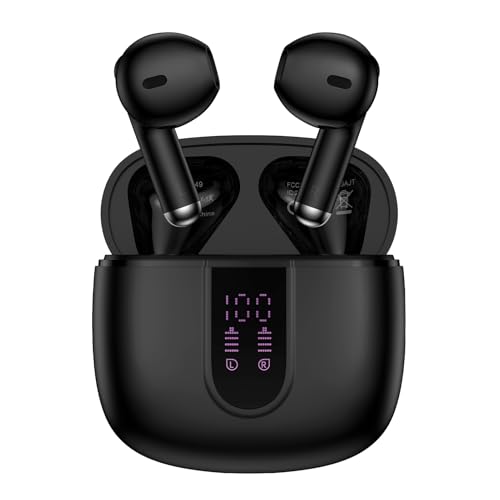 for iPhone 17 Pro Max Air, Earbuds Wireless Earphones for iPhone 16e, 16, 16 Pro Max, 16 Pro, 16 Plus, Bluetooth 5.3 Headphones Ear Buds Headset for 15 14 13 12 11 Mini SE XR X XS Max 8 7