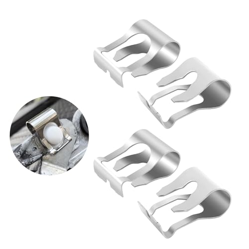 4PCS Windshield Wiper Linkage Clip Heavy Duty Windshield Wiper Motor Clip for Stopping Linkage Popping Off Universal Wiper Linkage Assembly Clip Car Accessories for Most Car (4PCS)
