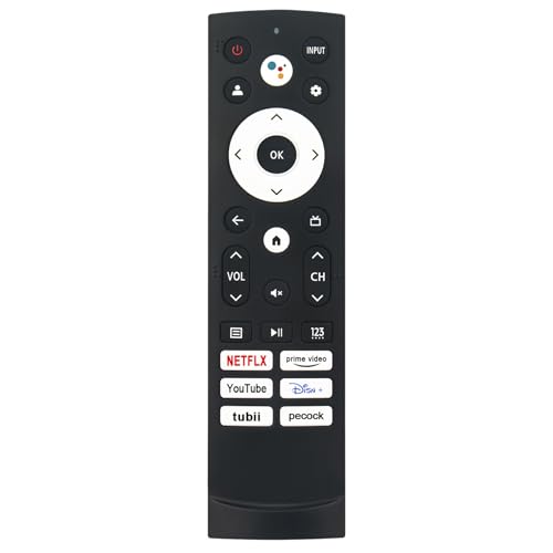 Image of Replacement Voice Remote Control Commander Compatible with Hisense 50" 55" 65" 75" Class U6H Series Quantum 4K ULED Smart Google TV 50U6H 55U6H 65U6H 75U6H