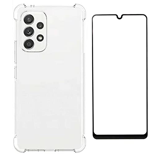 Kit Capinha Capa Antiqueda Compatível com Samsung Galaxy A54 5G + Película Frontal 3D Vidro