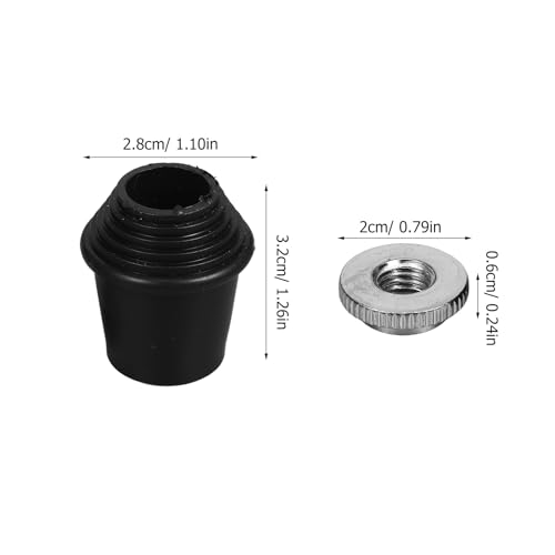 Packs de almohadillas de caucho para patas de bombo miniatura 2