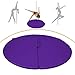 kowaku Foldable Pole Dance Mat Dancing Floor Cushion Convenient Versatile PU Cover Equipment Pilates Mat for Indoor Fitness Home Gym, Dark purple