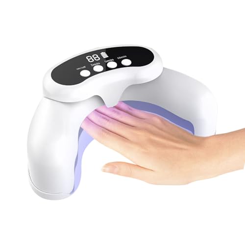 Lámpara Para Uñas De Gel, Secador UV Para Esmalte en Gel, Herramienta de Curado Rápido y Secado Inmediato Para Principiantes, Regalo Mujeres y Diseños Artísticos de Manicura