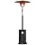 EAST OAK 55,000 BTU Propane Patio Heater with Round Table & Stainless Steel Burner, Outdoor Heater with Wheels, Ideal For Large Patios, Gardens, Outdoor Events, Commercial Use, Black