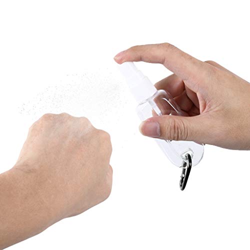 wehotewhe Fles Containers Reizen 30ML Hand 5 STKS Spray Lekvrije Set Sleutelhanger Reiniging Levert Sap Bril 4oz Modern (Zwart, One Size) - Image 7