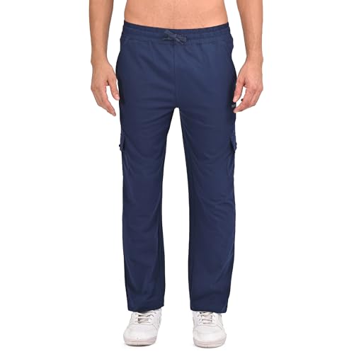 Image of Pepe Jeans Men's Mid Rise Track Pant Combo | 100% Cotton Superior Comfort For All Day Lounge Wear