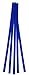 High Density Polyethylene (HDPE) Plastic Welding Rod, 3/8" x 1/16", 5 ft, Blue