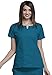 Cherokee Women's Round Neck Top, Caribbean Blue, X-Large