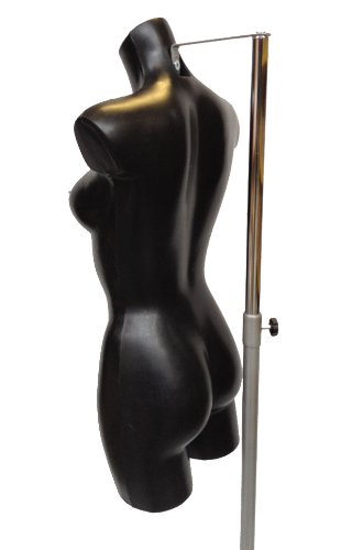 Black Female Sportswear Mannequin Display Bust for Lingerie Swimwear Fashion and Shop Fittings