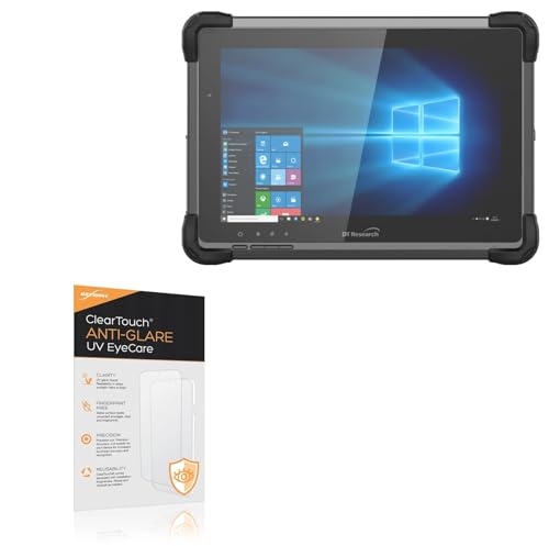 BoxWave Screen Protector Compatible With DT-Research DT301X - ClearTouch Anti-Glare Anti-UV EyeCare (2-Pack), Filters out Harmful Blue Light Reduce Fatigue