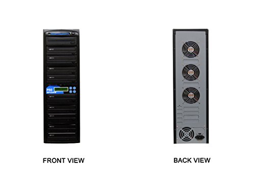 Image of Produplicator 1 to 9 M-Disc Support CD DVD Duplicator Bundle with 1 Pack M-DISC DVD (Up to 24X DVD Burn Speed, Standalone Duplication Tower)