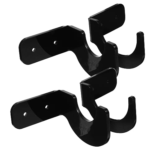 Totority Acrylic Bat Rack Display Wall-mounted Baseball Bat Holder Decorative for Home