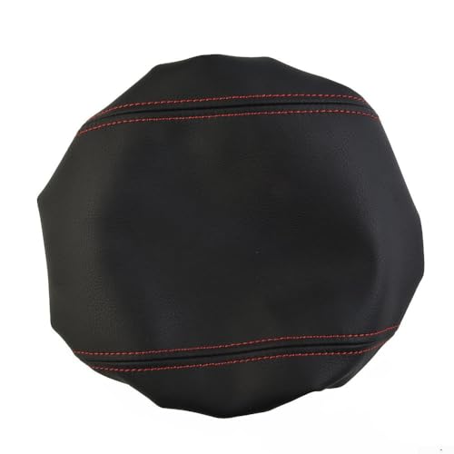 Funda para reposabrazos de coche de cuero negro, cubierta de la tapa de la consola central, impermeable, antiarañazos para Civic 8ª generación 2006-2011 para instalación de bricolaje