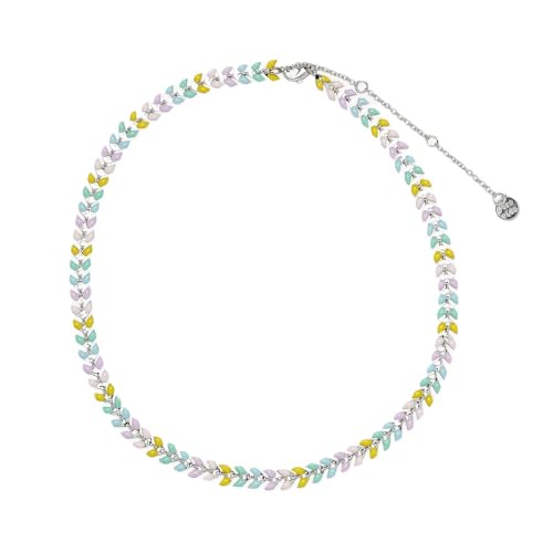 Pura Vida Rainbow Chevron Choker Neckless