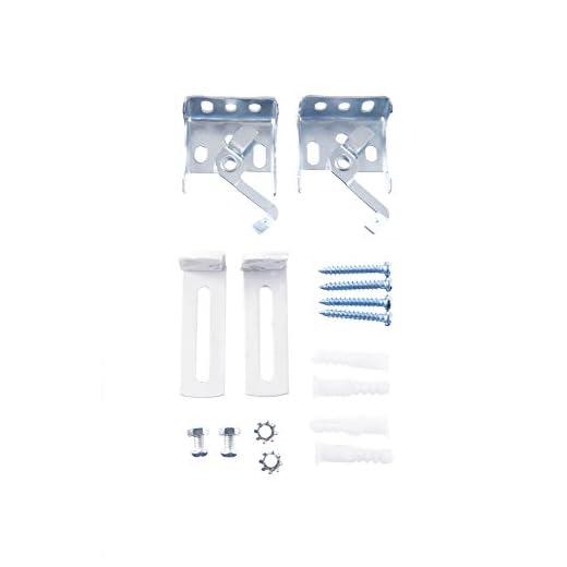K-home Veneziana.01. SB Morsetto e Accessori Kit di Montaggio per Klemmfix, plastica, 3 x 5 x 5 cm, Colore: Bianco