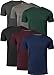 Produktbild FULL TIME SPORTS® Tech 3 4 6 Pack Assorted Langarm-, Kurzarm Casual Top Multi Pack Rundhals T-Shirts (Large, 6 Pack - Dark Assorted)