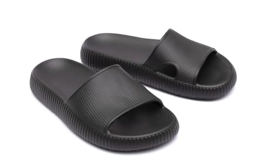 Chinelo Nuvem Polo London Club Original Sandália Slide Ortopética em EVA Confort, Feminino (Preto, B