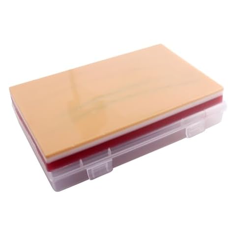 Venipuncture IV Injection Training Pad Model with 4 Veins Imbedded and 3 Skin Layers for Medical Students Doctors Nurses Practice Cover