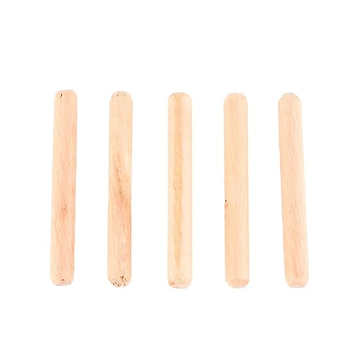 M6 Wooden Dowel Pins, 50pcs 8 5/16 X 2 Inch Fluted Wood Dowels Rods for Furniture Wood Board, Crafts and Manual (M6*50(50PCS)) - Image 4