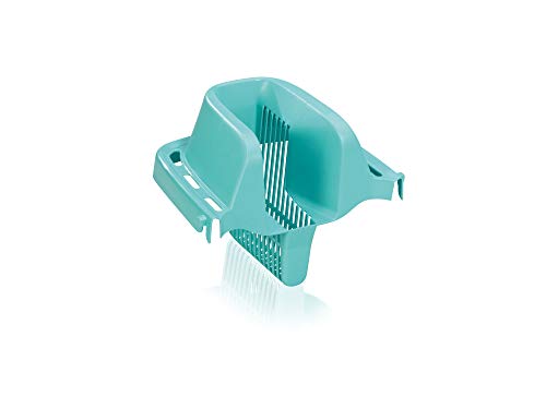 Leifheit Panier essoreur Combi pour lave-sol Combi M & XL, support d'essorage adapté au seau Leifheit Combi M & XL, pour essorer les balais sans mettre les mains dans l'eau et sans se baisser